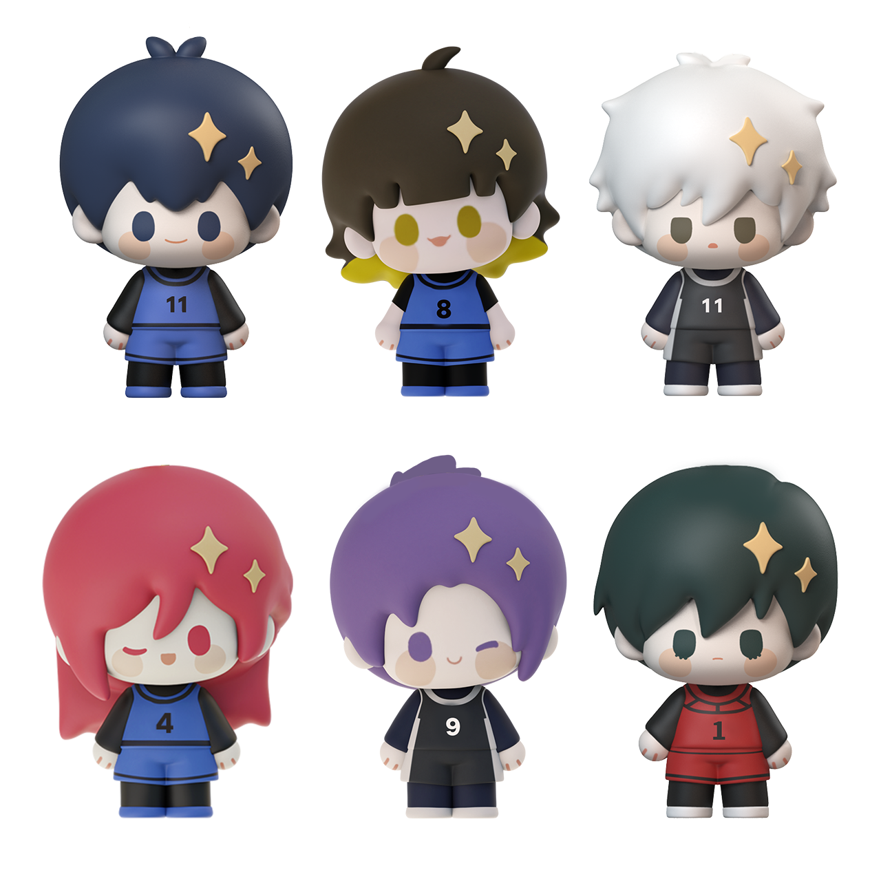 【阿b挂件福袋】mini doll 蓝色监狱  蓝色监狱-指尖玩偶挂件