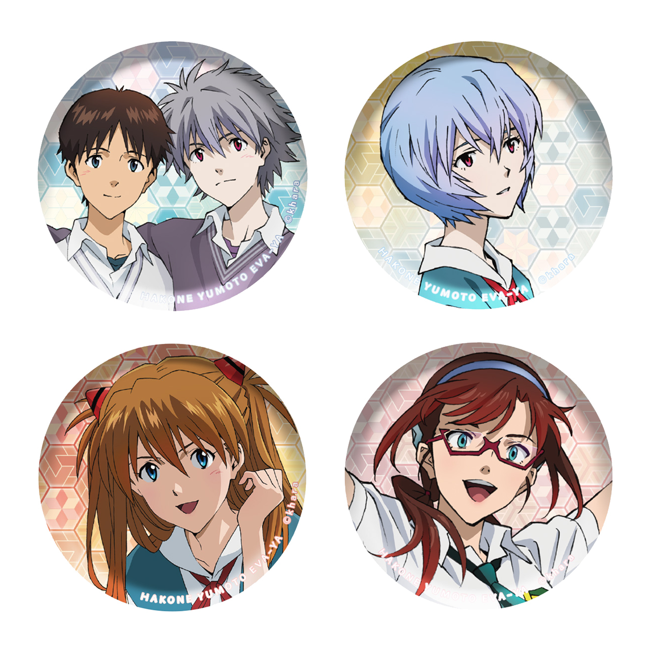 【bilibili直播现货】EVANGELIONSTORE福音战箱根徽章套装eva屋限定