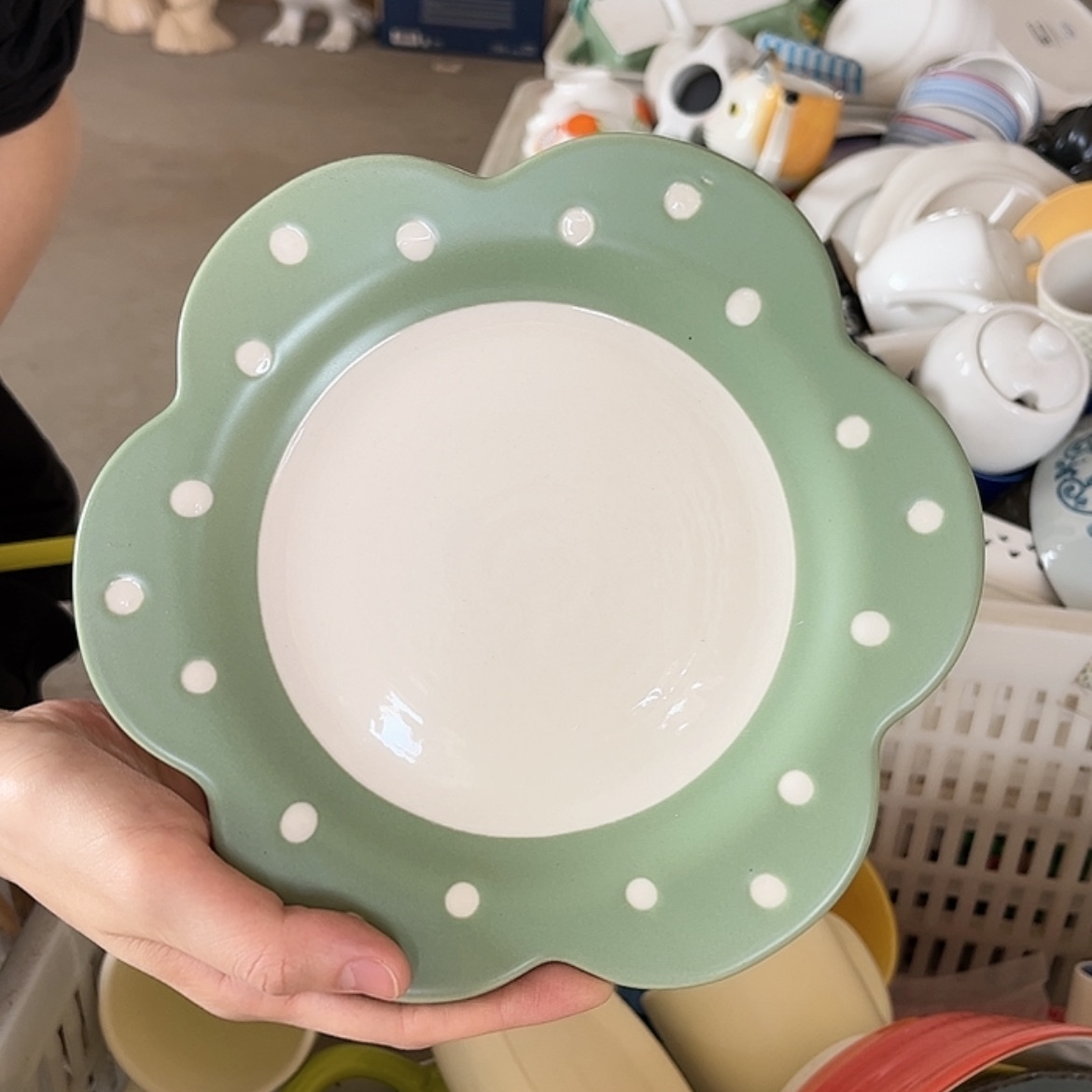 【闪购商品】陶瓷其他微瑕8英寸浅