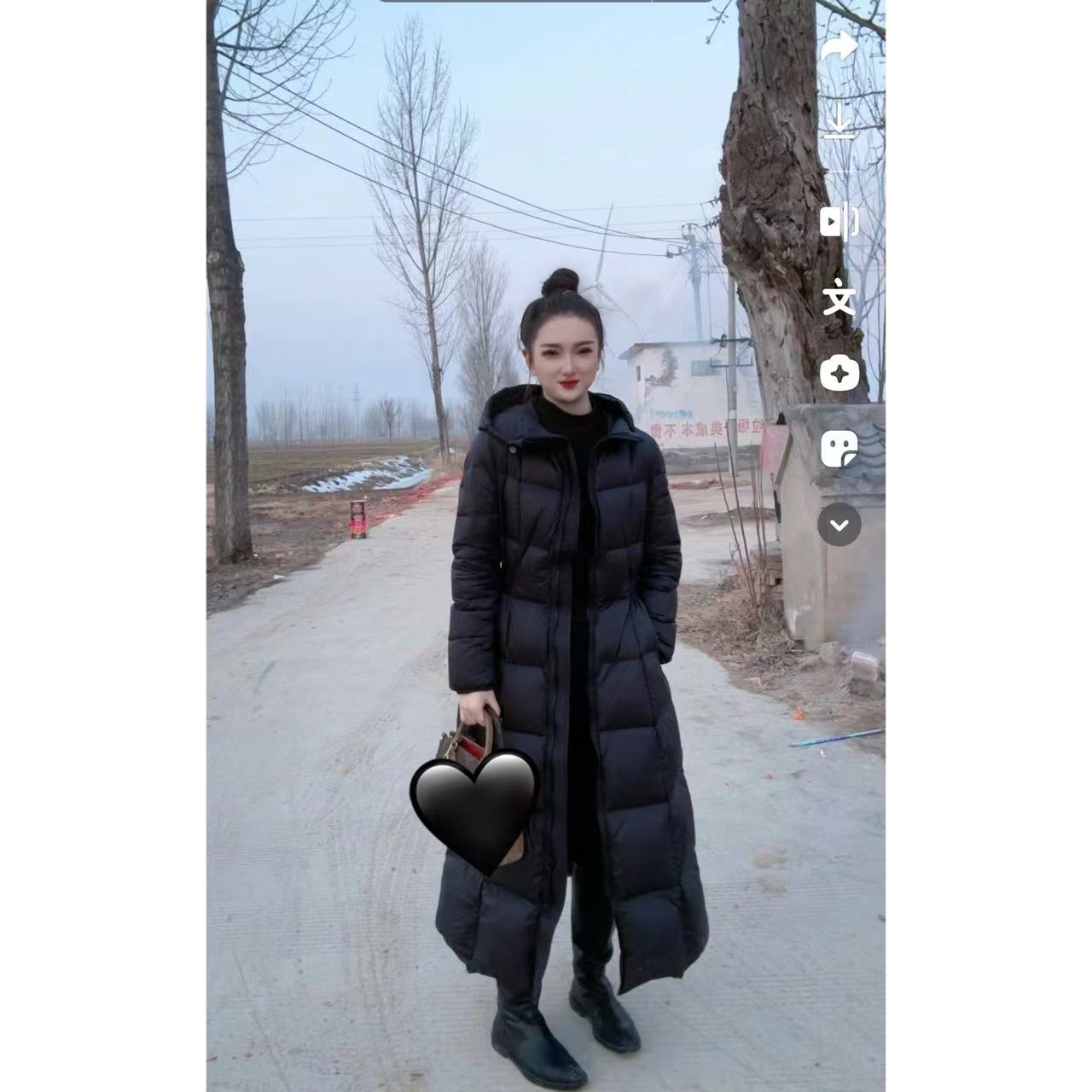 连二妮定制款中长款外套