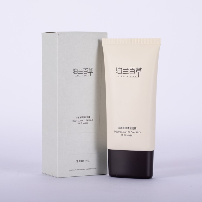 泊兰百草BOLIRHERB深澈净透清洁打底提亮泥膜面膜清透草本150g
