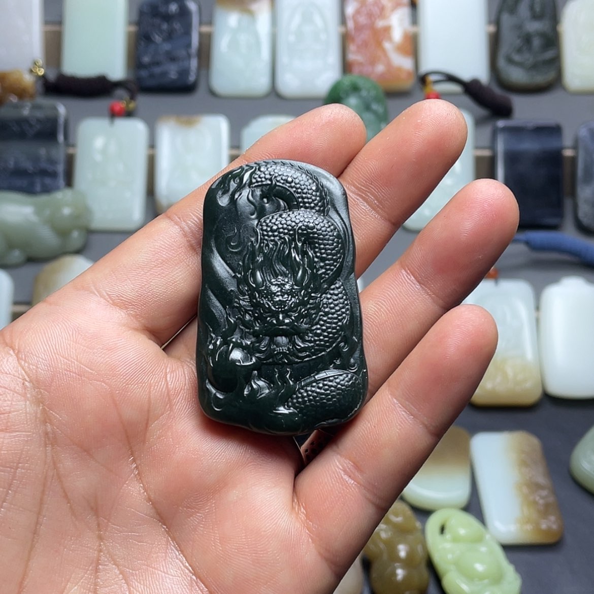 【闪购商品】和田玉吊坠(不含链)未镶嵌霄*