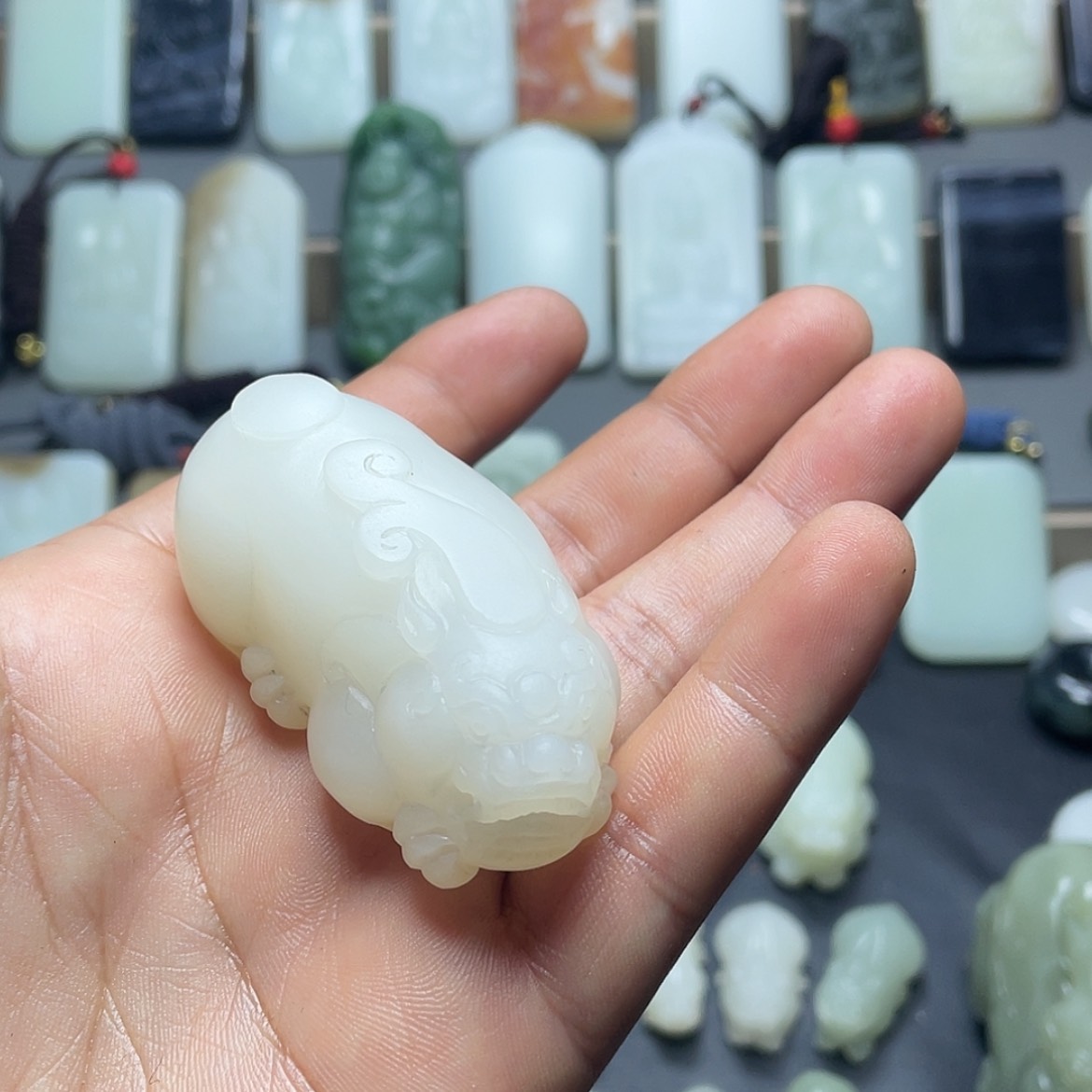 【闪购商品】和田玉吊坠(不含链)未镶嵌紫*亮