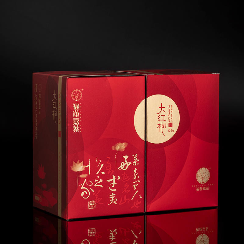 武夷岩茶 红罐125大红袍岩茶125g 福莲嘉叶一级品种茶