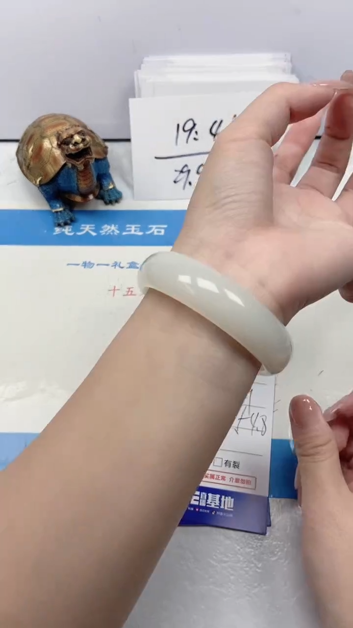 【闪购商品】石英质玉手镯未镶嵌169号54