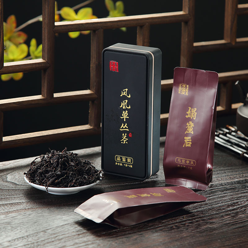 善古茶具 凤凰单丛凹富后潮州单枞杏仁香茶叶乌龙茶7g装单丛茶
