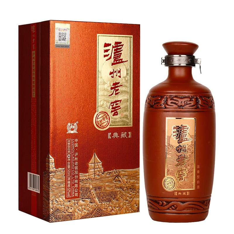 泸州老窖2021-2022年【典藏】紫砂陶装【Z】浓香型白酒52度500ml