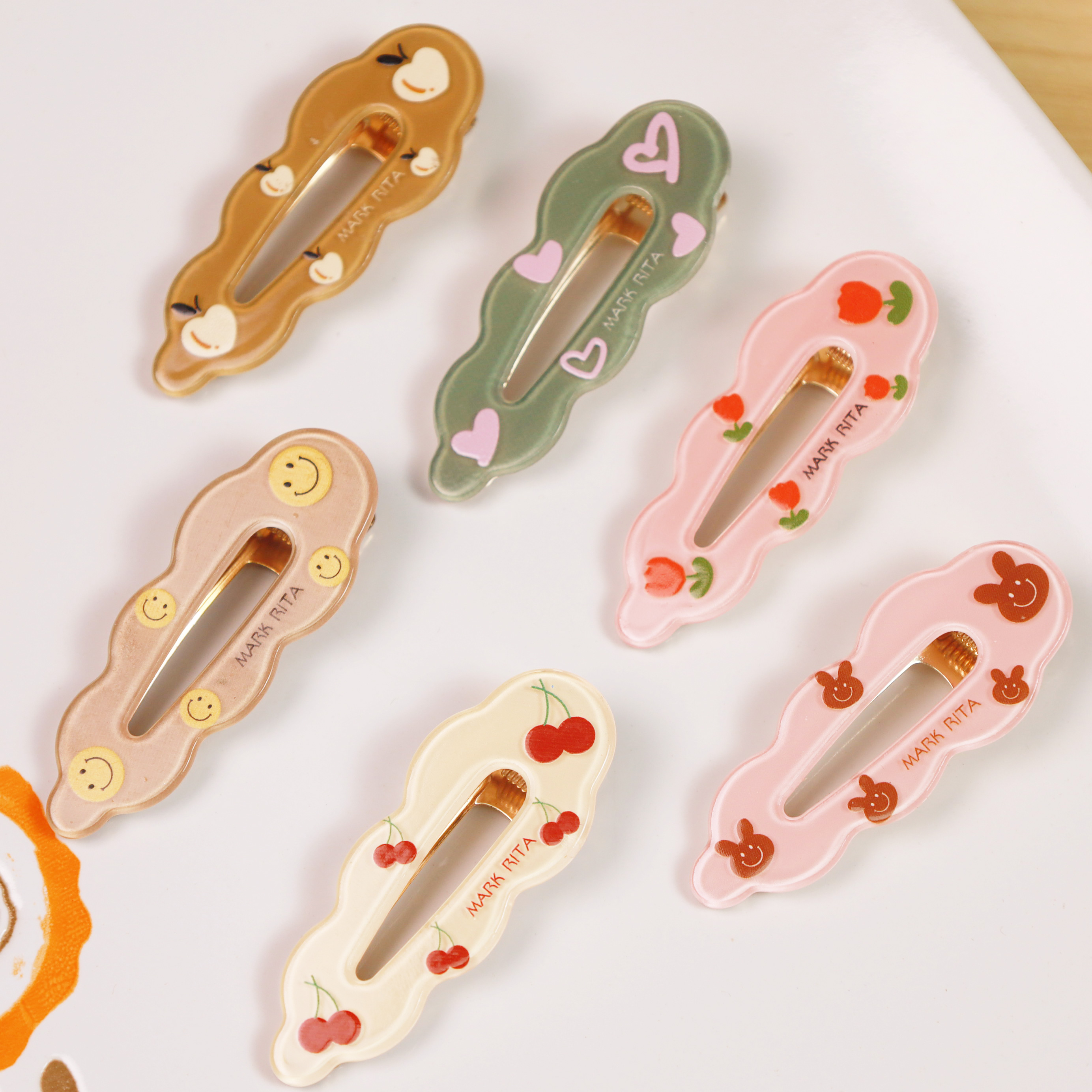 【亚克力】小清新鸭嘴夹可爱ins甜美卡通碎发夹网红少女侧边后脑夹