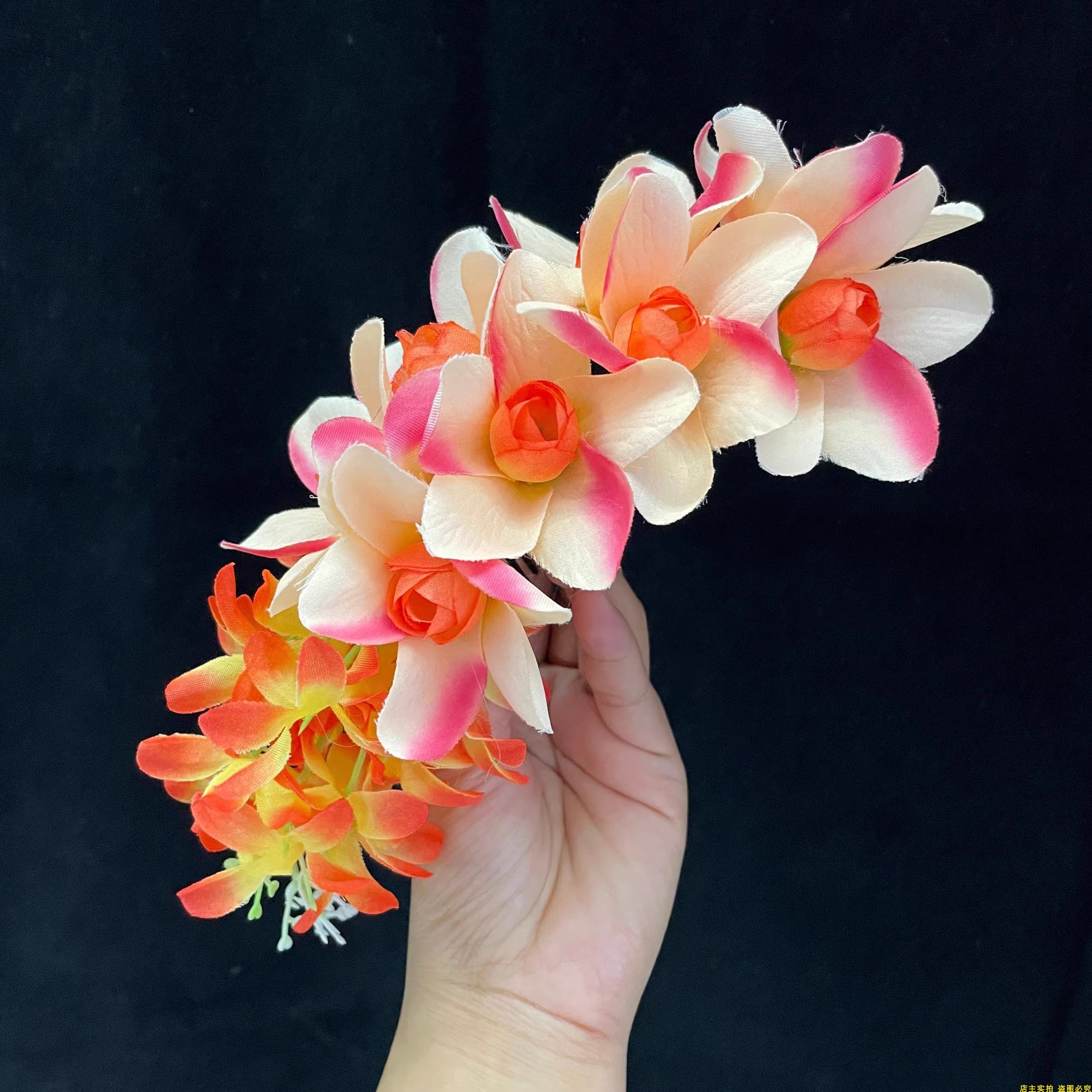 云南版纳傣族头饰手工头花网红傣装节日配饰泰国头饰旅拍写真饰品