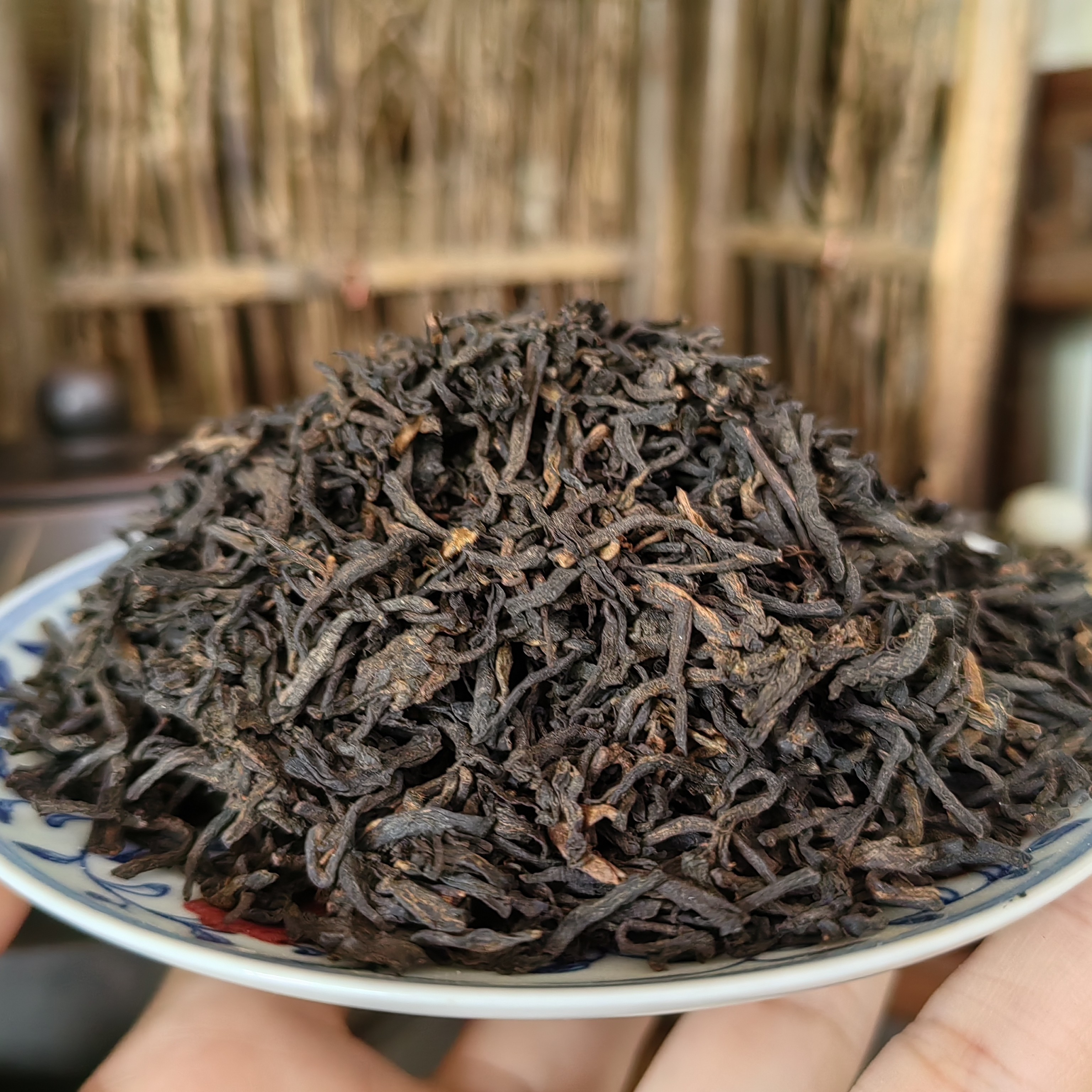 新品福利广西梧州六堡茶【2008年灵芝香】菌香清爽可口甜润