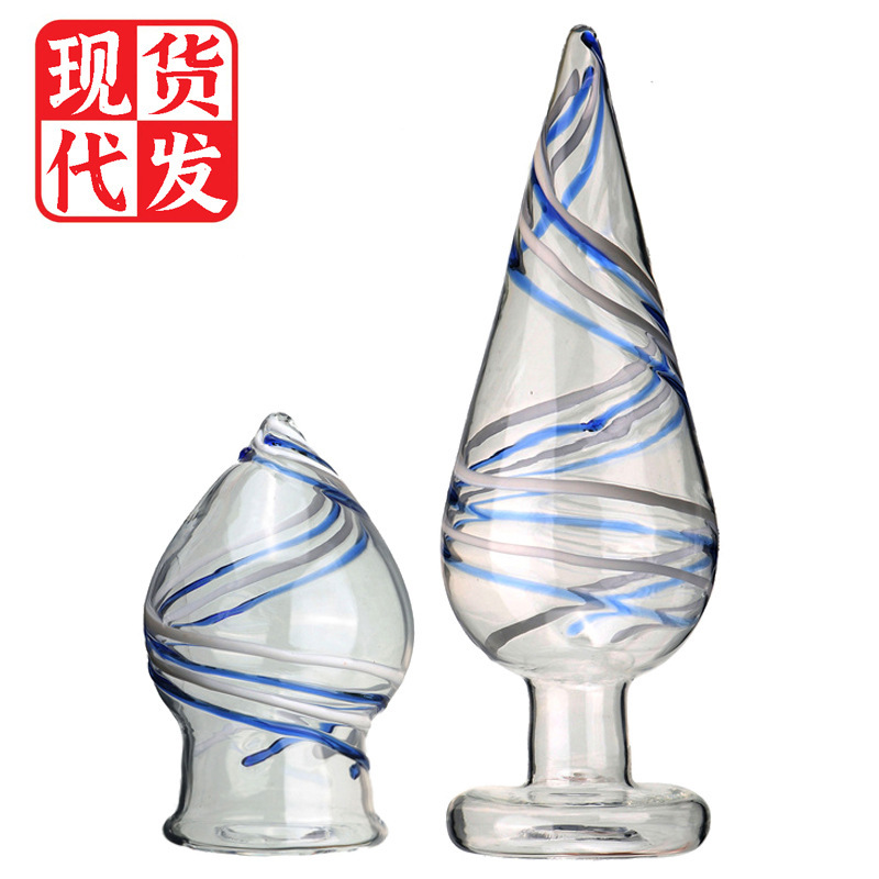 多功能透明水晶玻璃棒睡前按压按摩棒脸部穴位多功能按摩棒