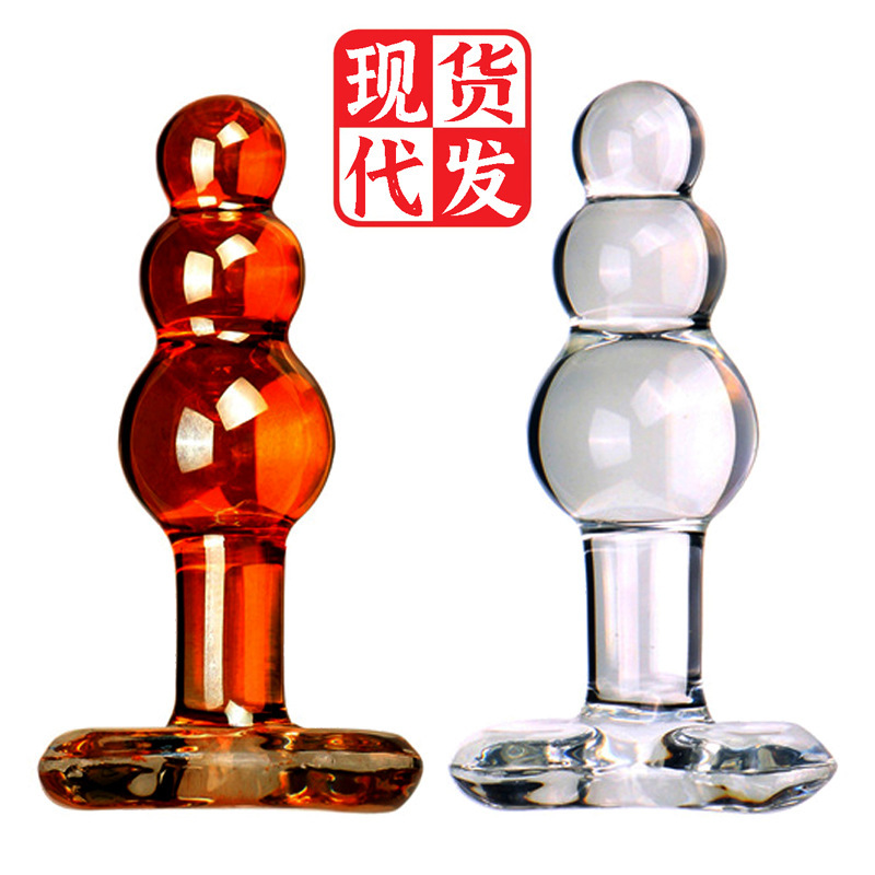 【秘密发货】透明水晶玻璃棒睡前按压按摩棒脸部穴位多功能按摩棒