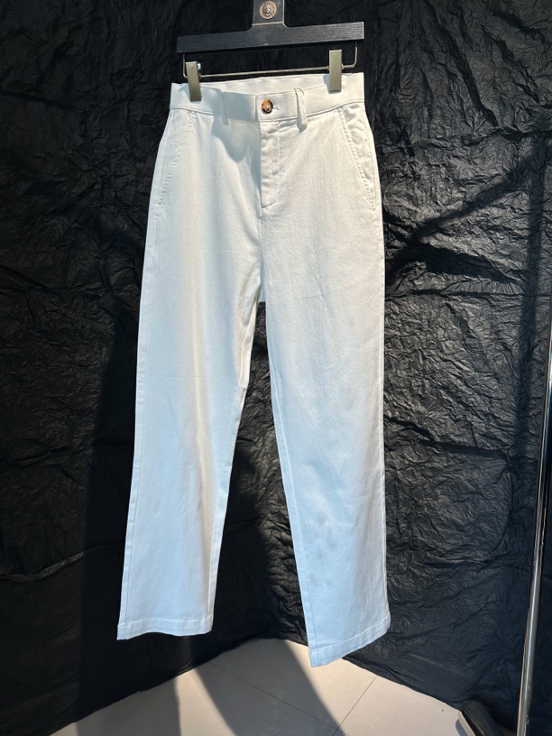 天花板埃及棉休闲裤裤子直筒