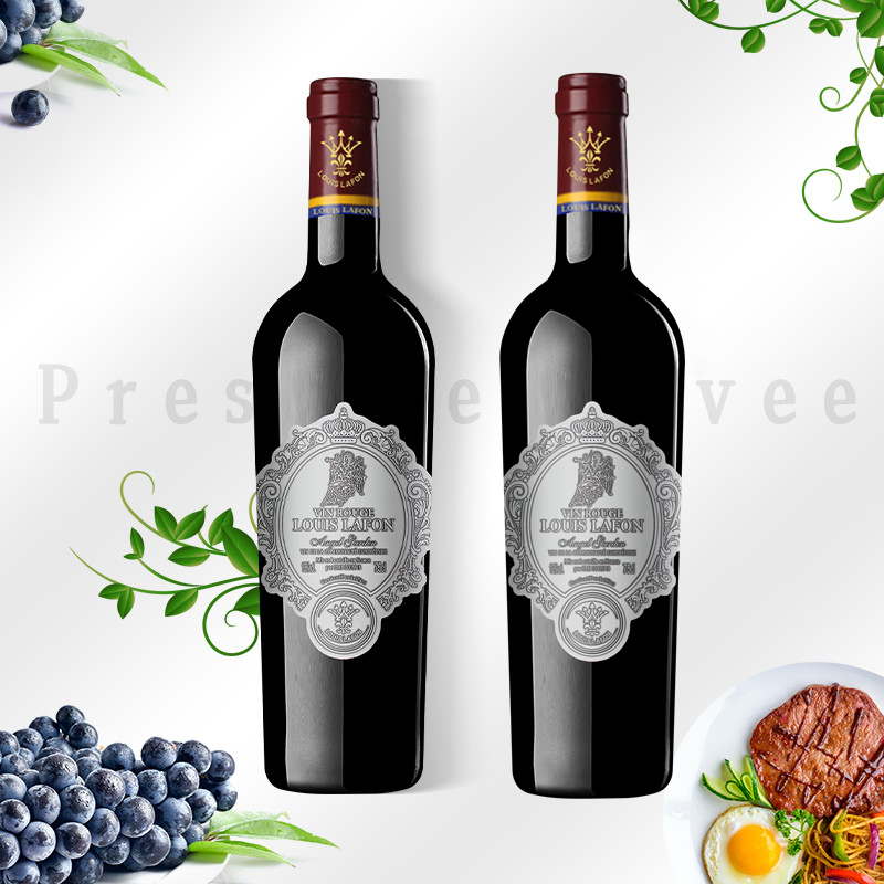 LOUIS LAFON/路易拉菲天使花园红葡萄酒法国原瓶进口750ml/2支