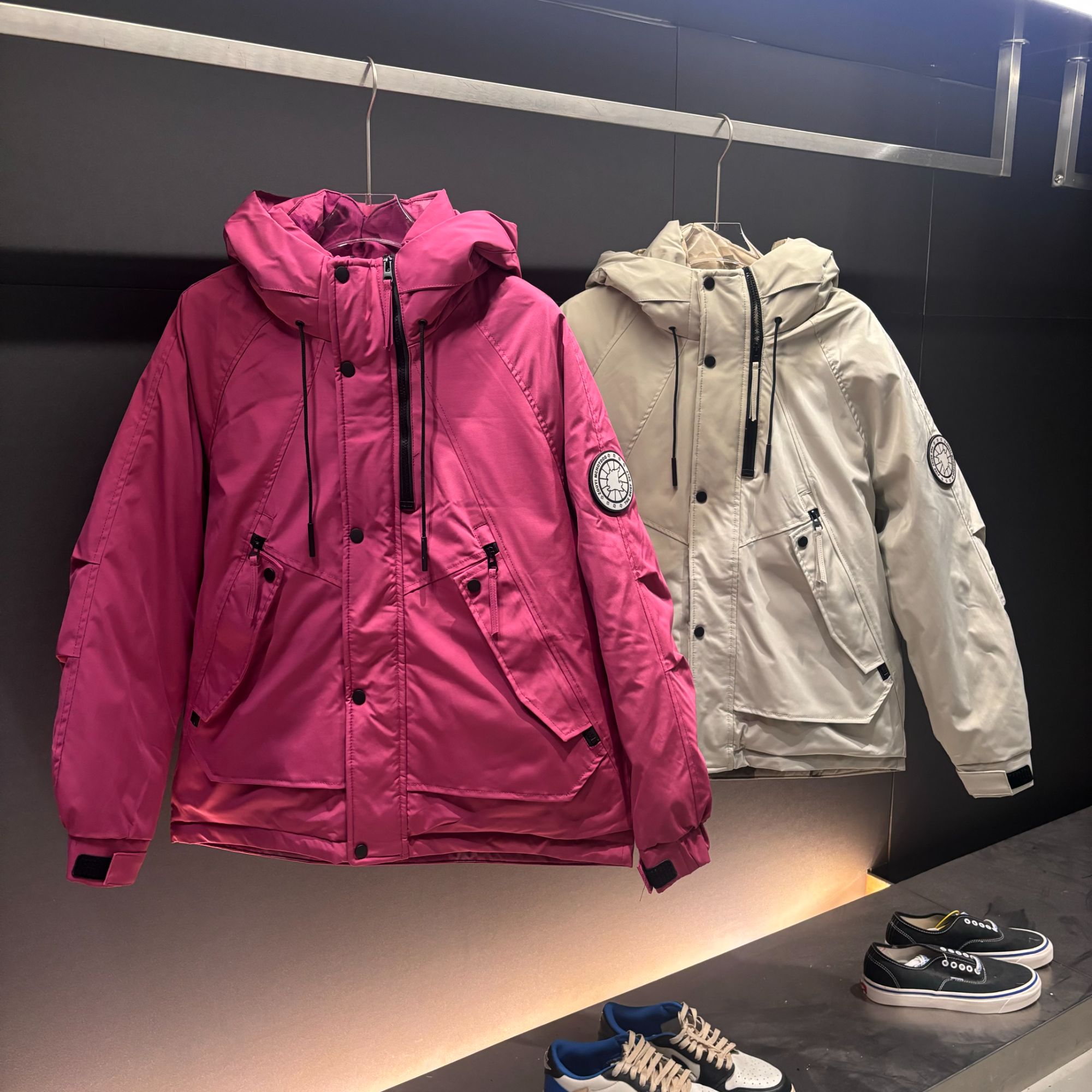 冬季新款时尚轻奢潮流夹克羽绒服外套男士休闲