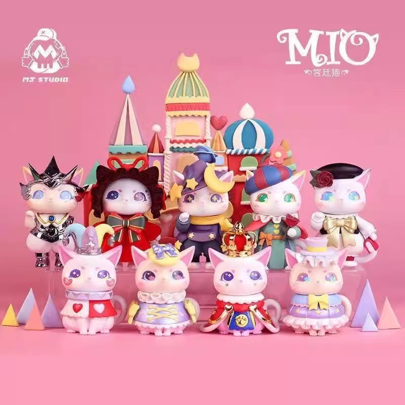 宫廷猫系列系列正版盲盒潮玩手办公仔娃娃