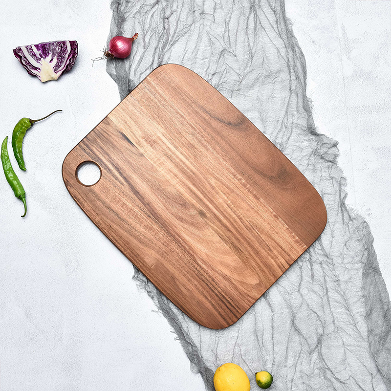 BF BILL.F SINCE 1983小号相思木椭圆形蔬菜板带挂孔切水果板砧板