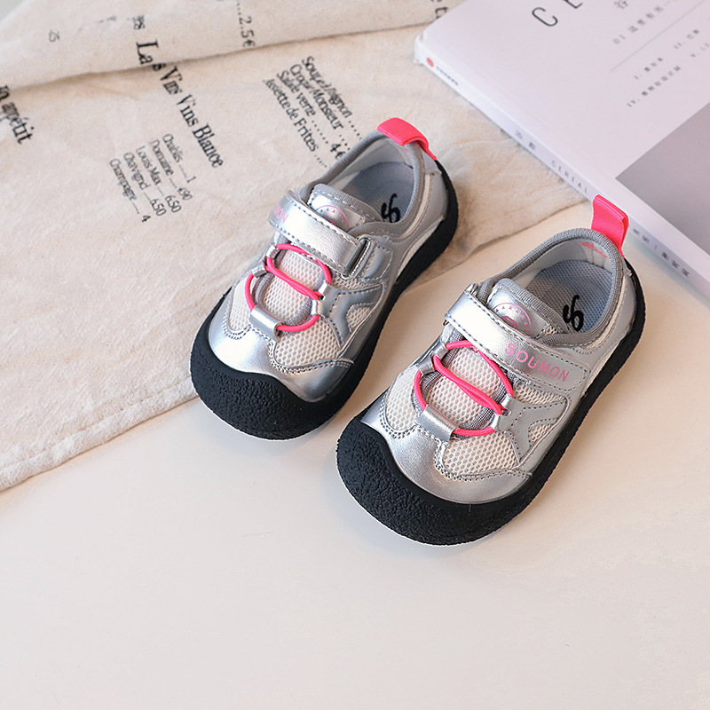 2024春秋新款男女童小童休闲鞋男童双网面透气儿童运动鞋宝宝鞋