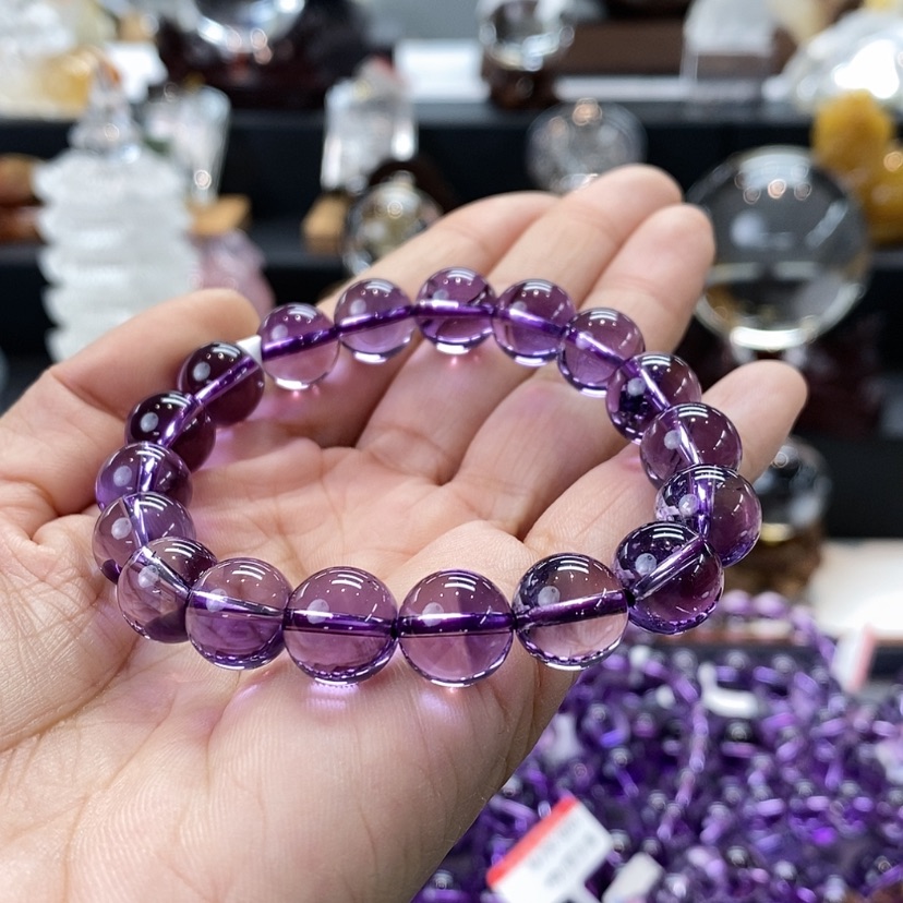 【闪购商品】紫晶手链未镶嵌冬**梅ZG00207珍