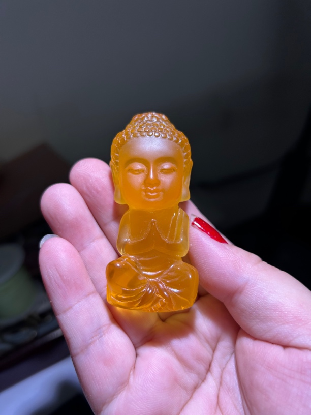 精品纯天然琥珀蜜蜡 宝宝佛 吊坠 