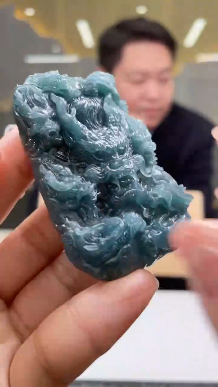 【闪购商品】定制翡翠未镶嵌22-毛货挂件需要抛光