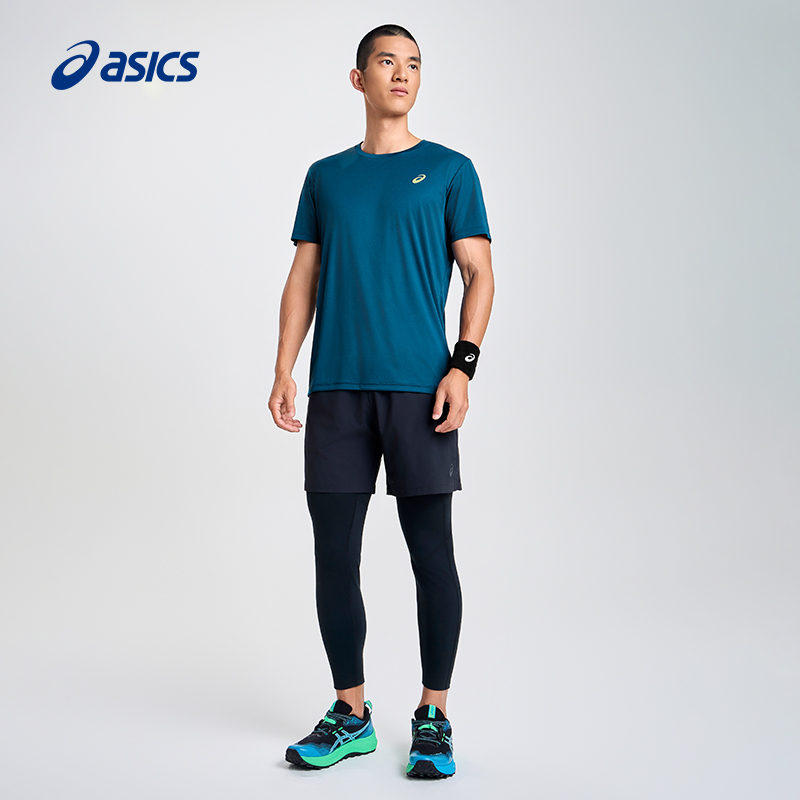 ASICS亚瑟士新款男式吸湿速干时尚舒适柔软运动T恤