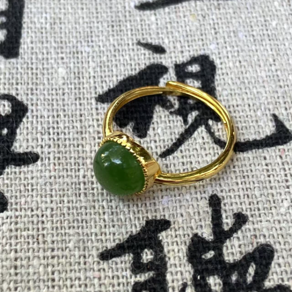 【歌瑞缇珠宝】G143 和田玉戒指--多样性发其一