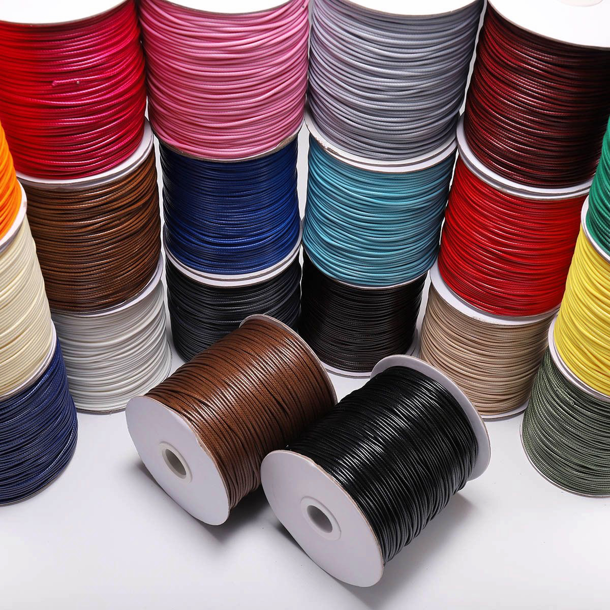 奶黄包HG穿珠子出口线绳1.0/2.0/3.0蜡线材料配件