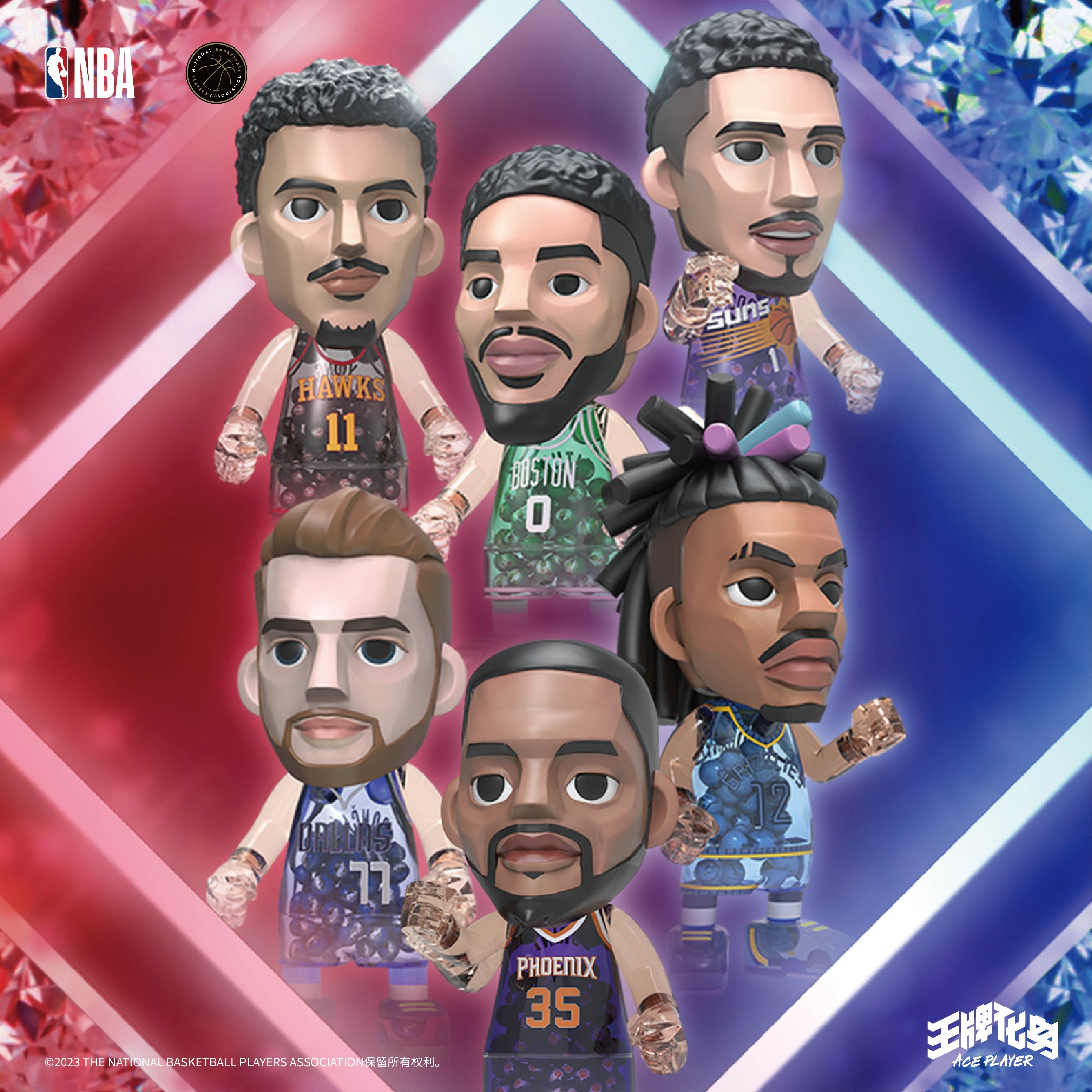 王牌化身NBA现役球员系列MoneyBall-2代可动潮玩手办莫兰特布克