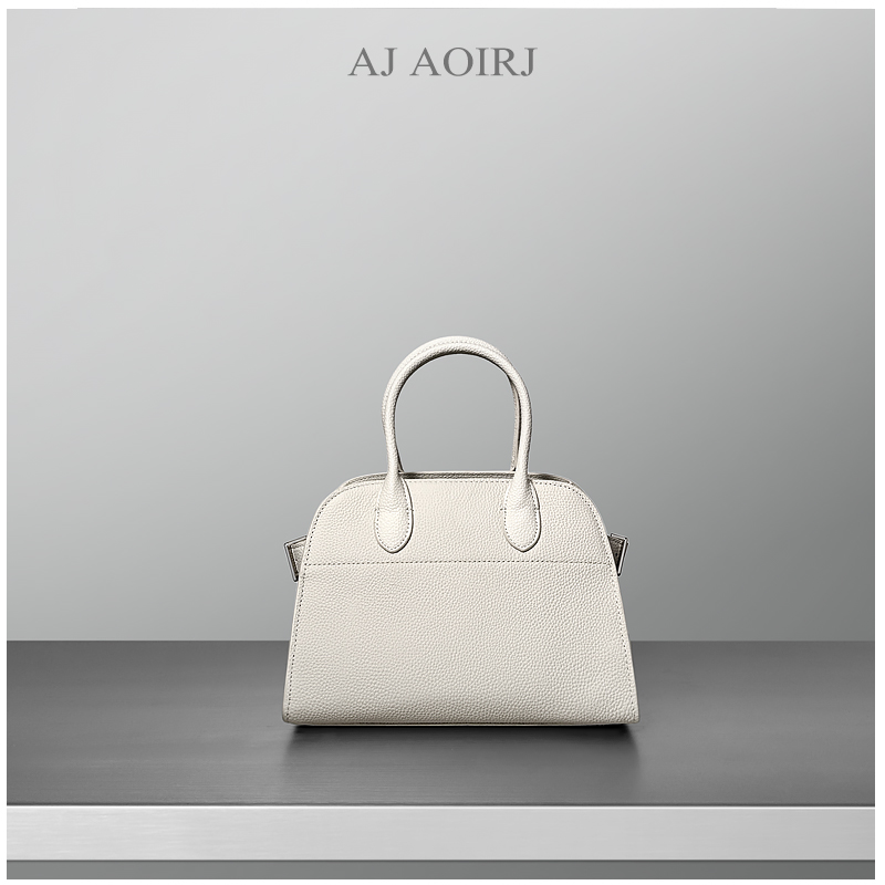 【AJ AOIRJ】小众设计师头层牛皮手提托特包休闲单肩斜挎菜篮子包