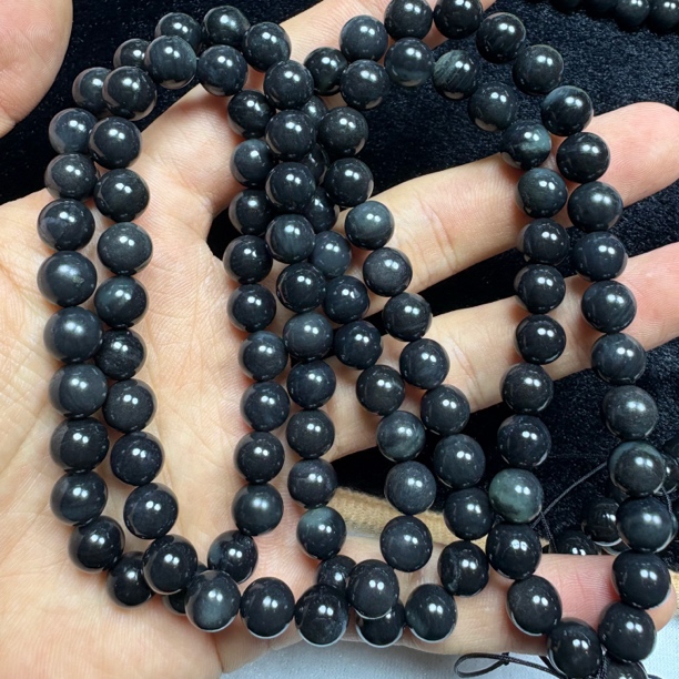 和田玉青花卡8mm项链时尚多样性发货拍一发一