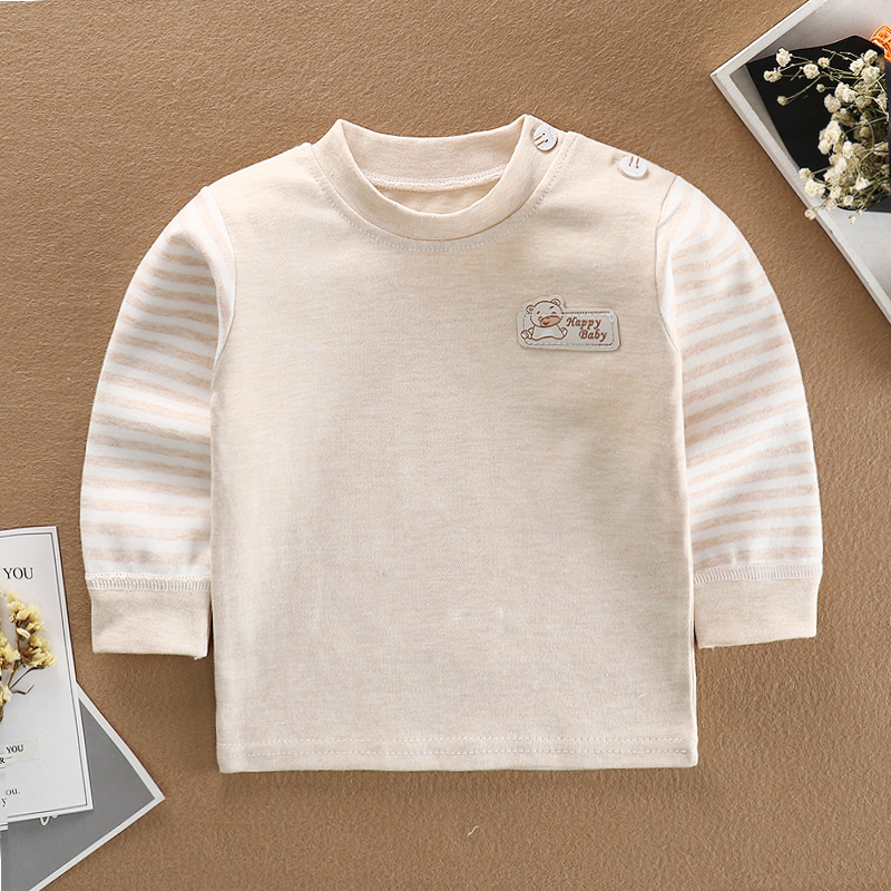 儿童内衣纯棉打底上衣儿童秋衣宝宝长袖睡衣春秋婴儿内穿衣服全棉