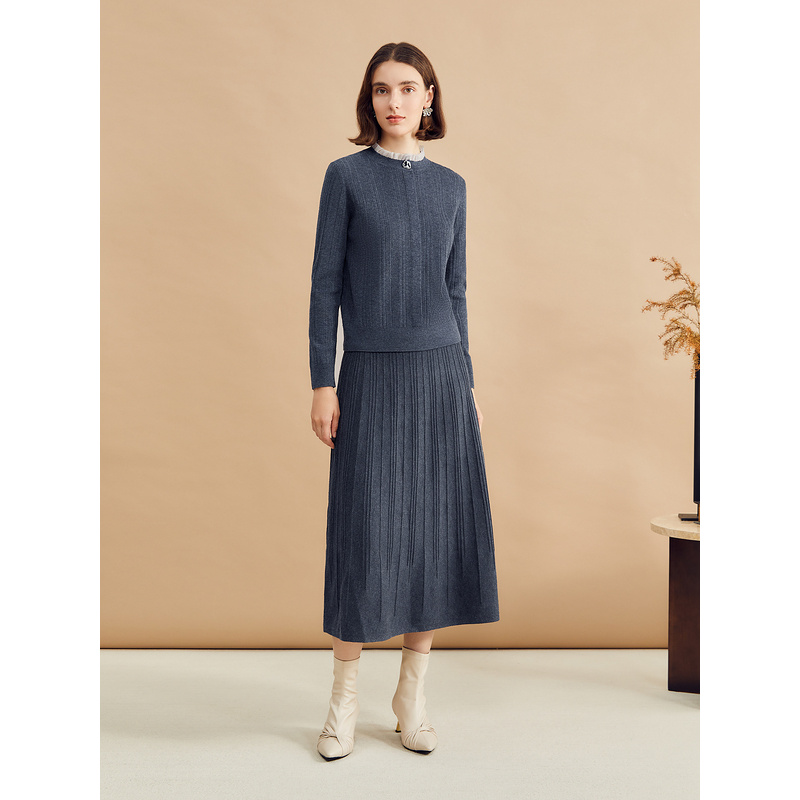 【格雷老钱系】YINER音儿秋冬季新款高级优雅毛针织衫8C64506066