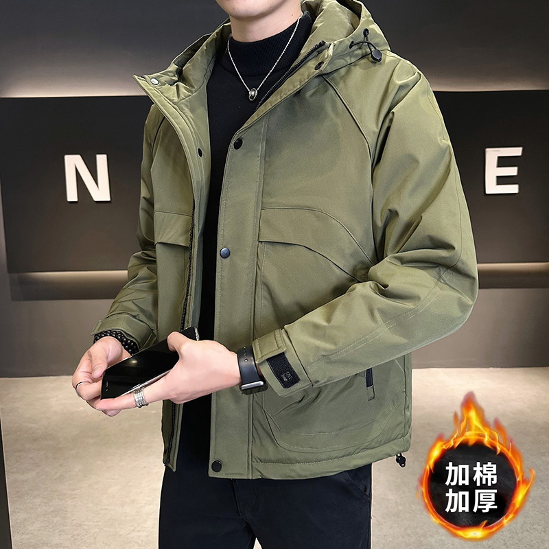 高品质2024秋冬新款户外棉服 工装风潮牌加厚保暖棉衣冬季外套男