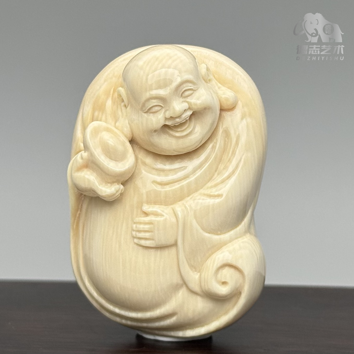 DEZHI/德志【弥勒】50*33*22mm39g猛犸吊坠D0024