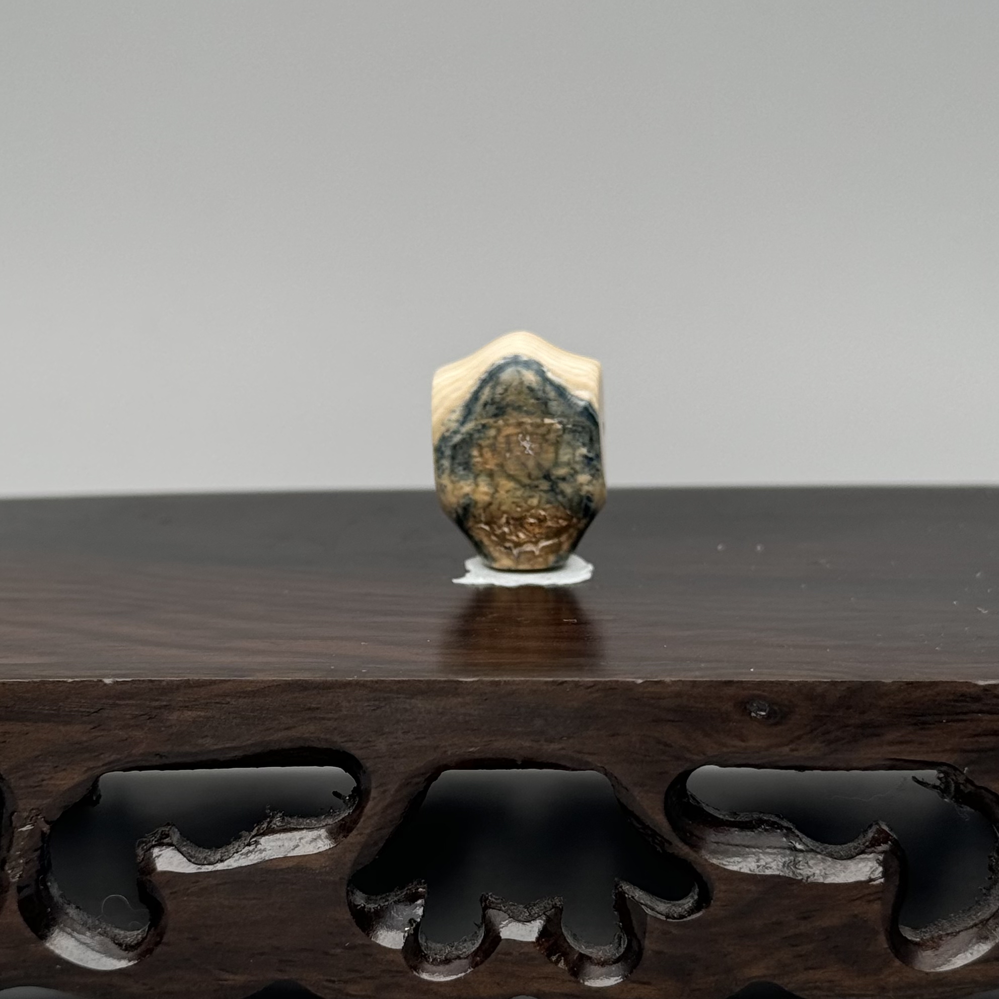 DEZHI/德志19*13*11mm蓝皮鲨鱼鳍三通3.3g猛犸牙F831