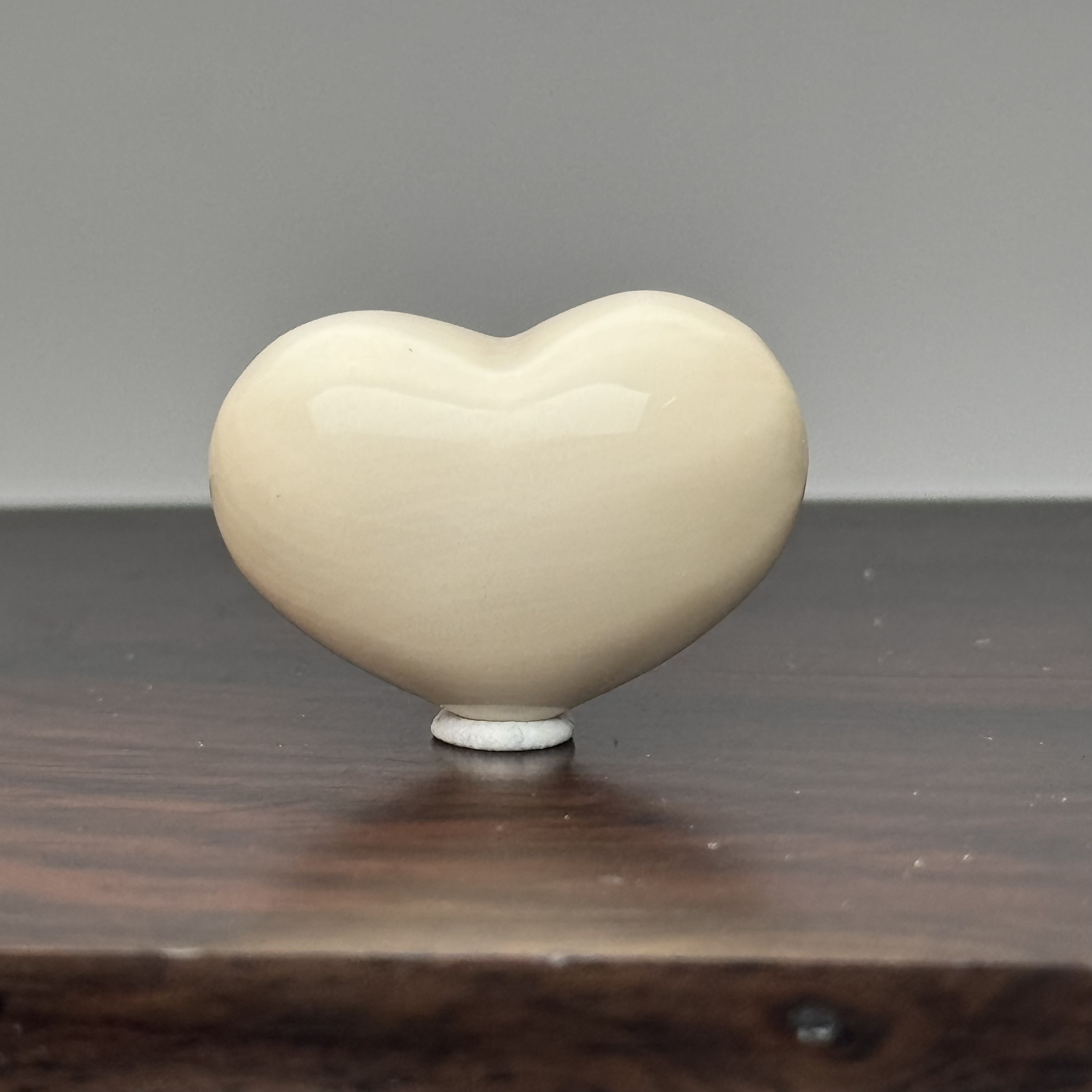 DEZHI/德志4.1g爱心吊坠天然猛犸牙默认打孔绑绳F770