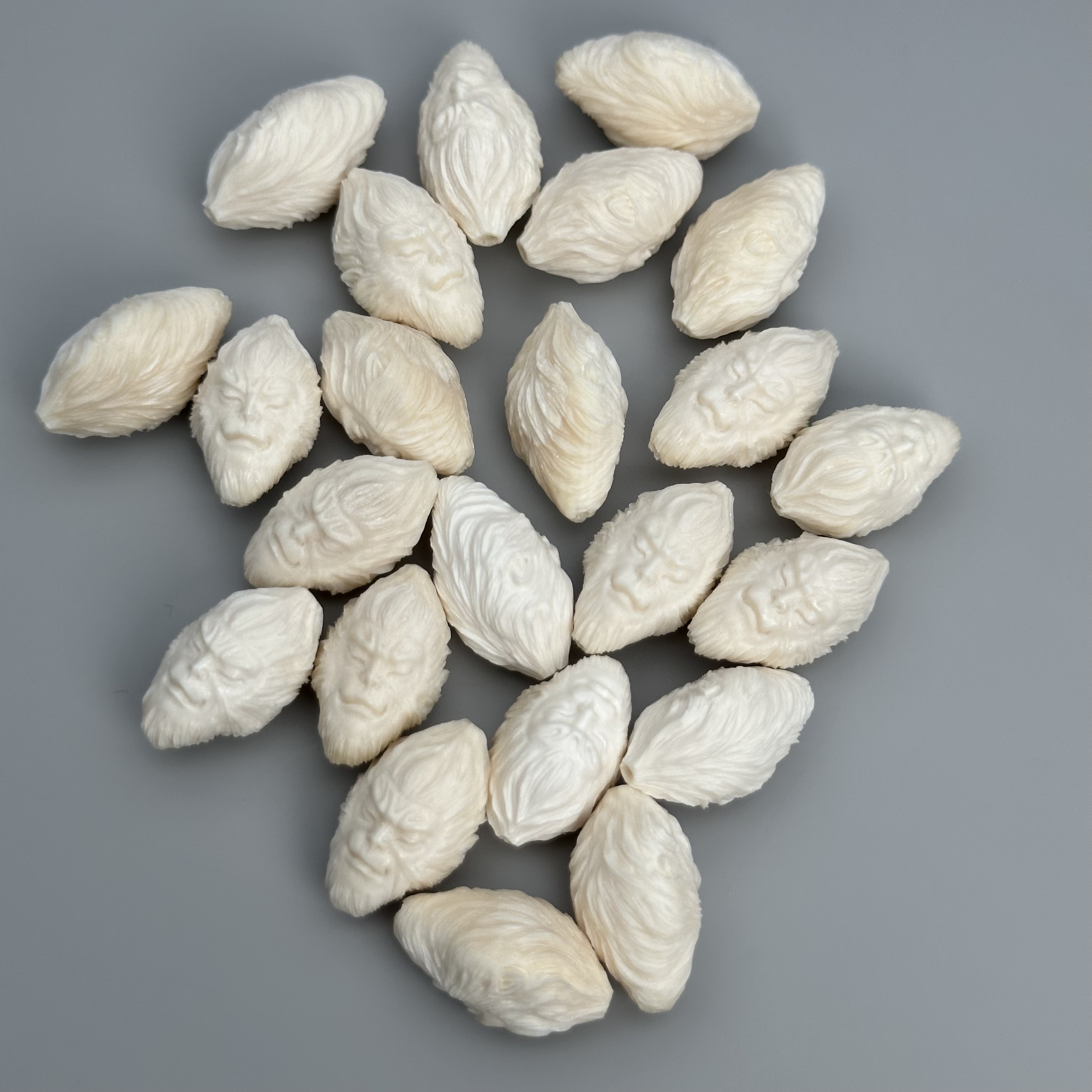 DEZHI/德志【新粉福利】约20*12mm悟空吊坠天地孔1mm猛犸牙