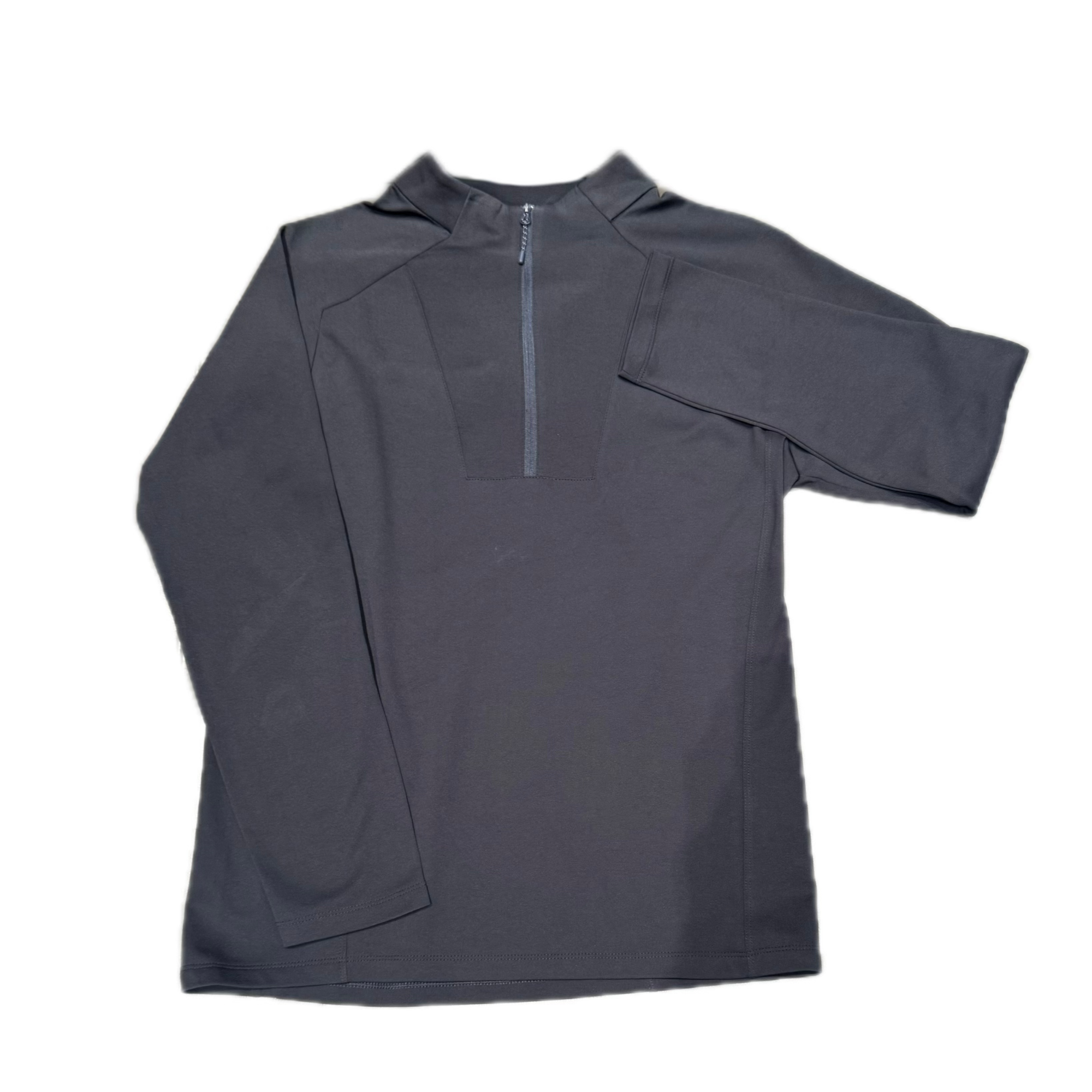 半拉链商务休闲套头t