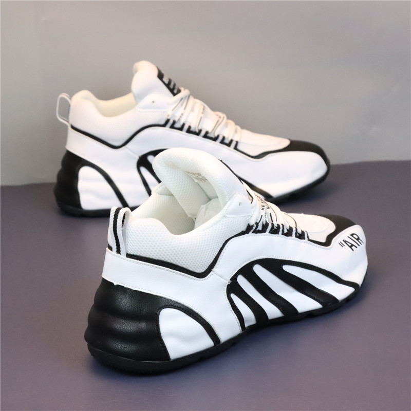 FILDAI男鞋春夏季新款透气网面男士运动鞋潮流包跟小白鞋老爹鞋子