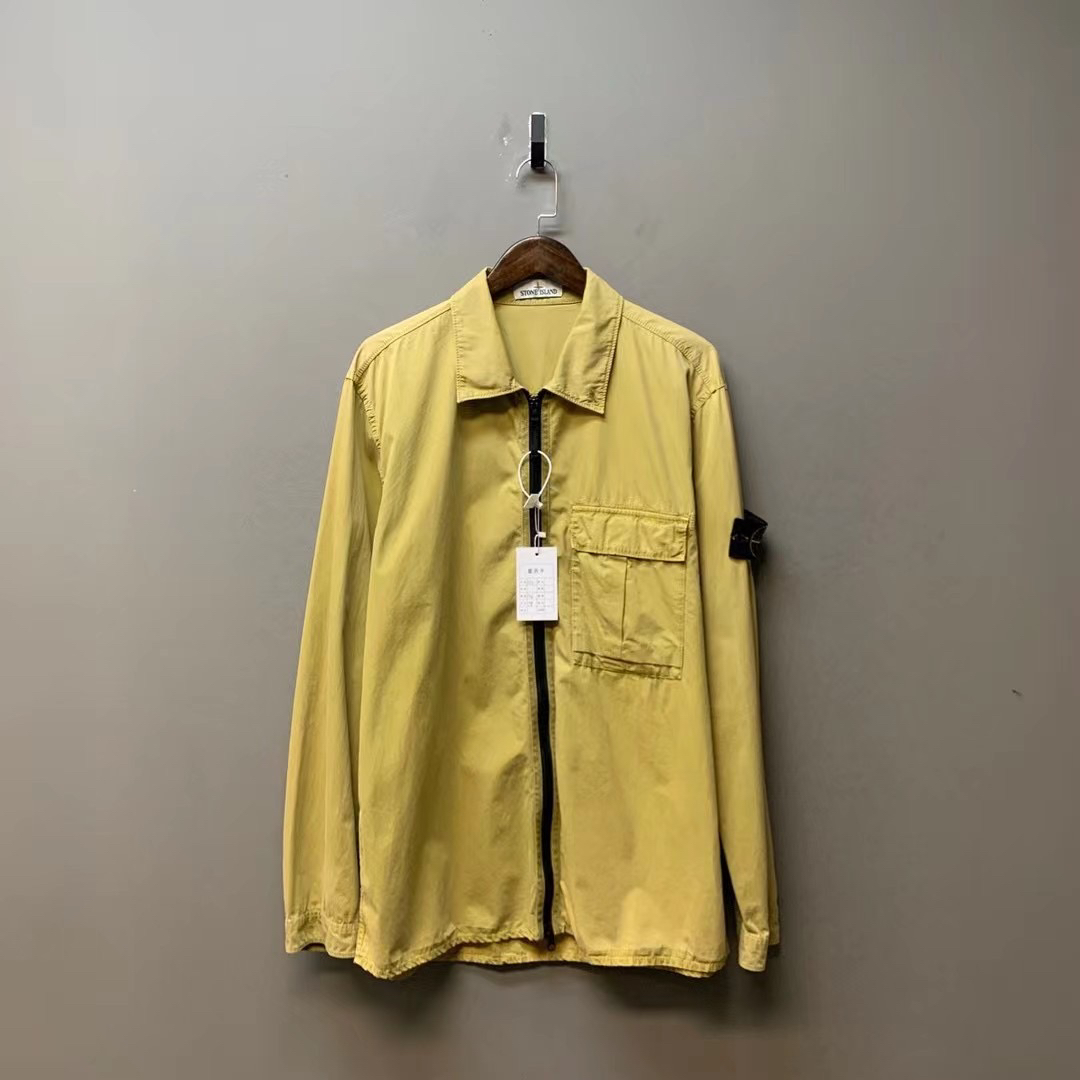 Stone island 石头岛/01403/姜黄色水洗工装外套 大码xxl 98新 
