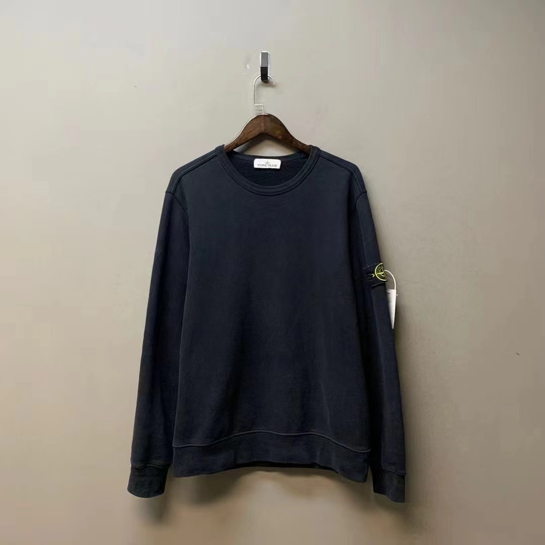 Stone island 石头岛/07625/黑色圆领卫衣 97新 尺码XL