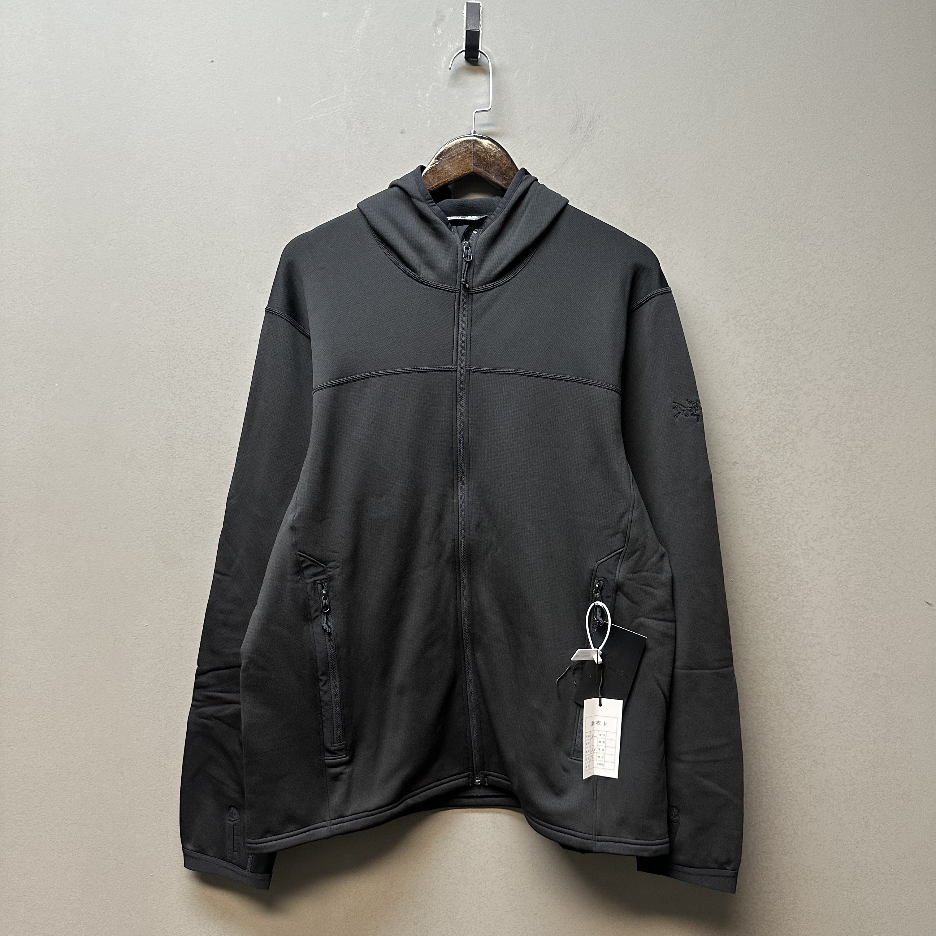 Arcteryx 始祖鸟/05749/Naga hoody full 全拉链抓绒外套 M XL