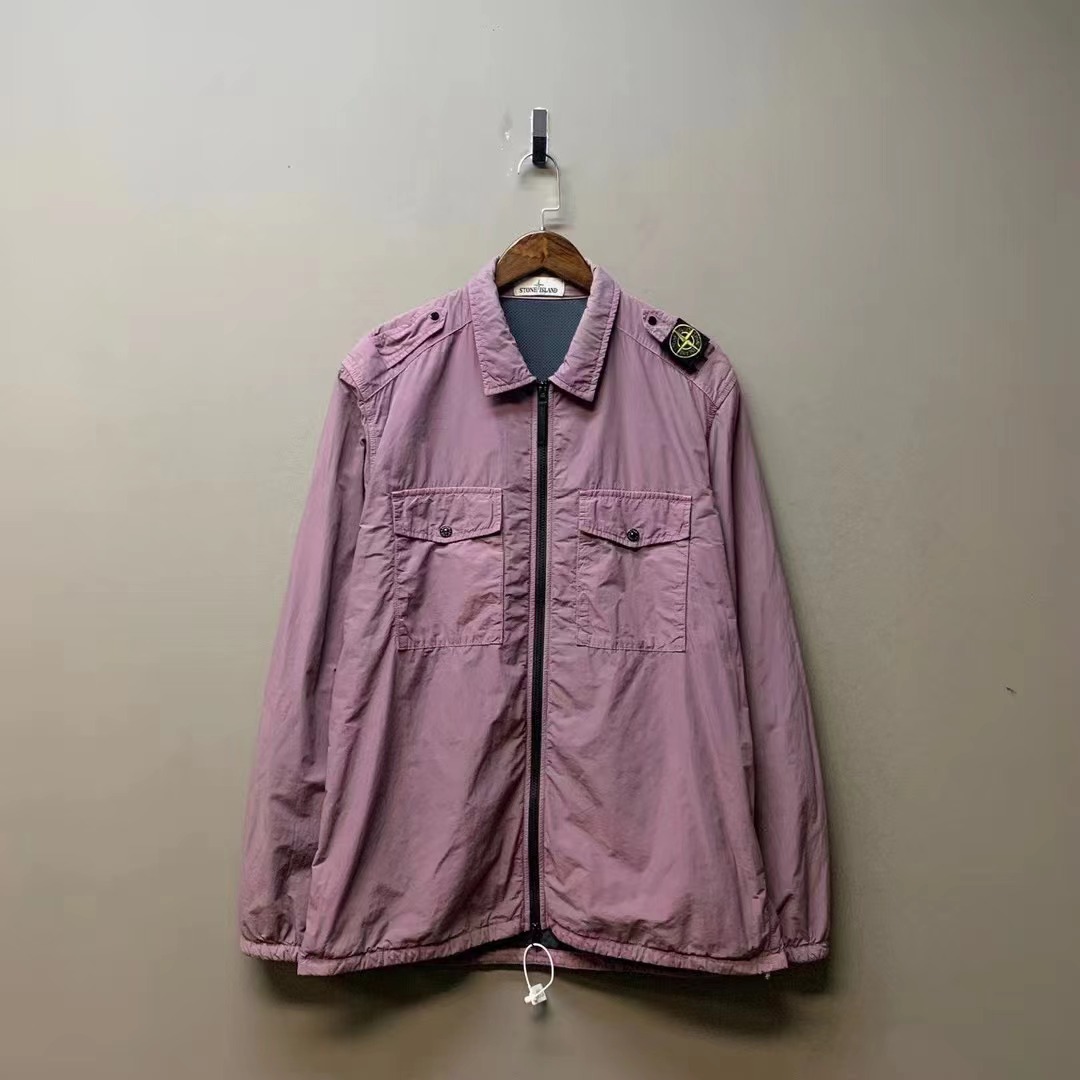 Stone island 石头岛/01393/双口袋尼龙肩章外套 98 小染色 XXL