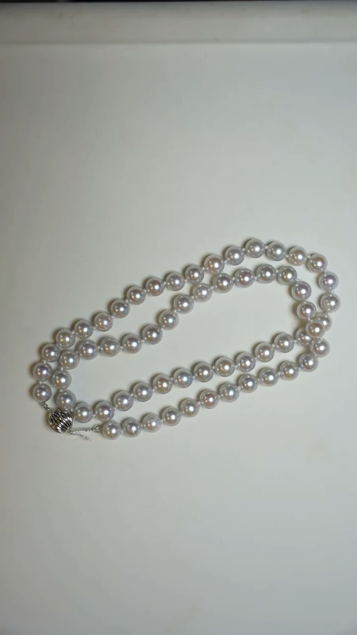 【闪购商品】海水珍珠项链银S925镶嵌WE-h2022091