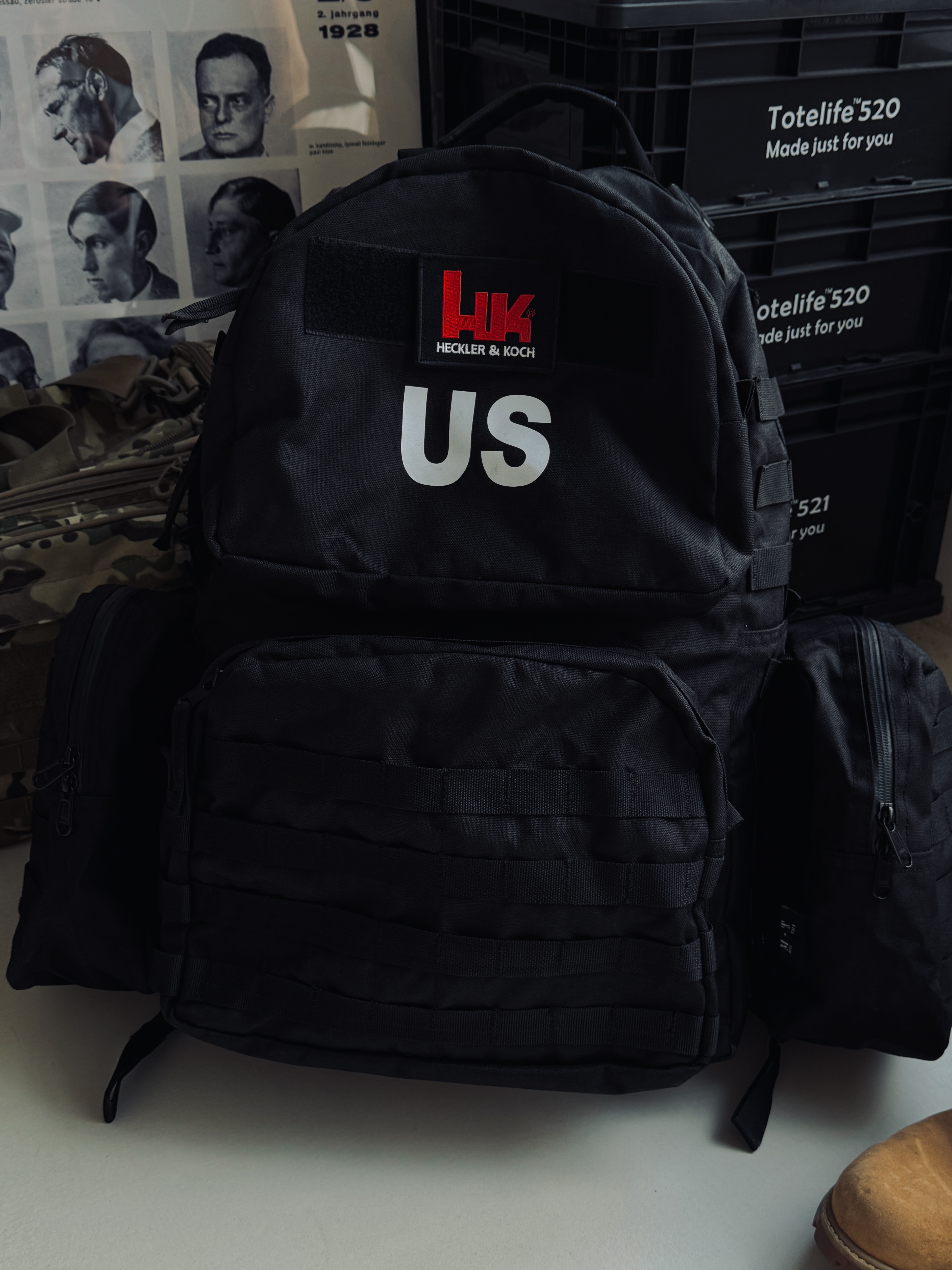 Heckler&Koch Medium Pack with Frame Black 军事模块组合大包