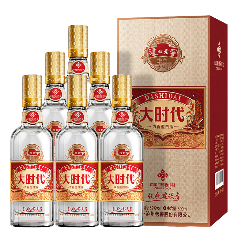 泸州老窖泸州老窖大时代 建设者 52度浓香型白酒52度