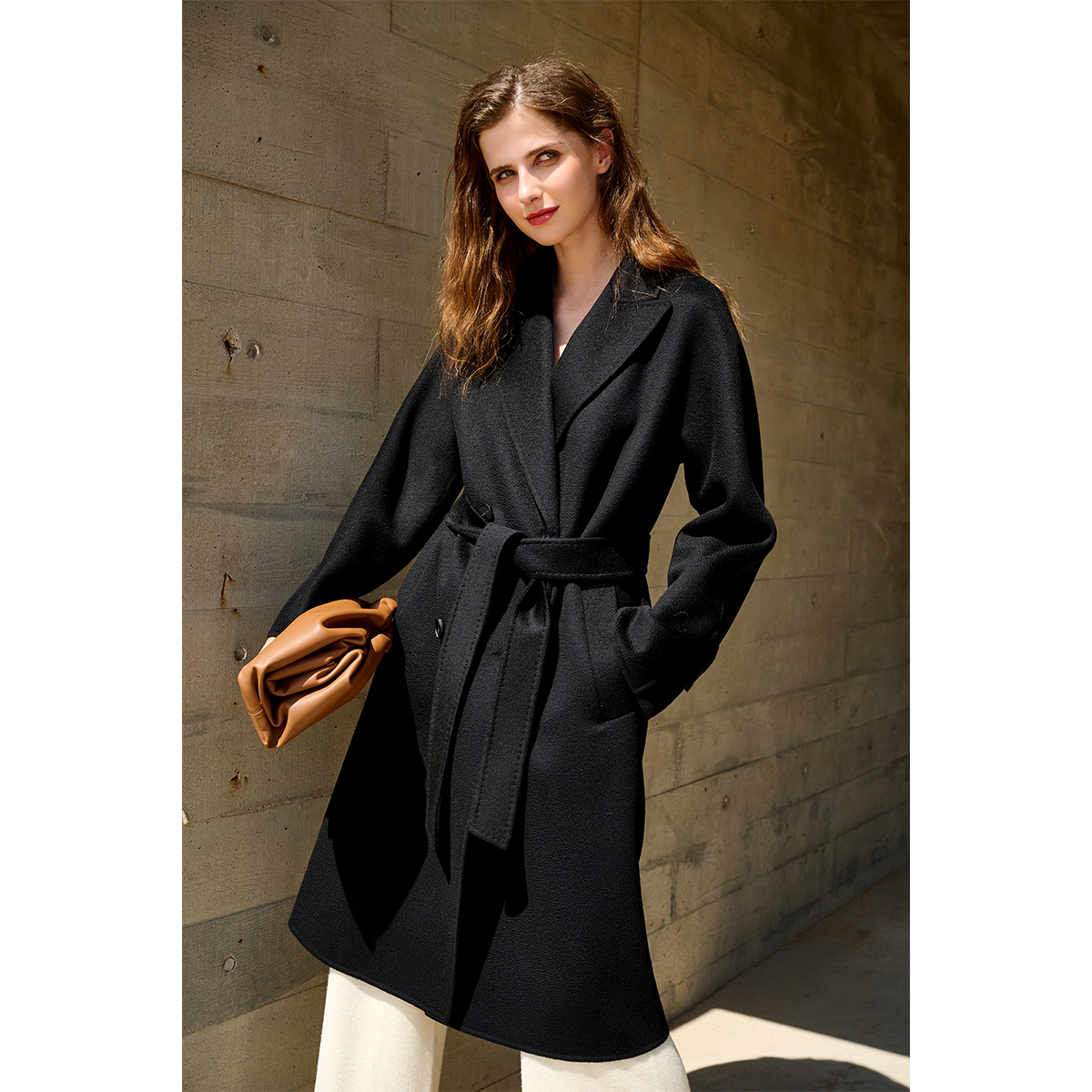 活动款-【RIZ】100山羊绒-12050-秋冬毛呢中长款外套女士宽松大衣