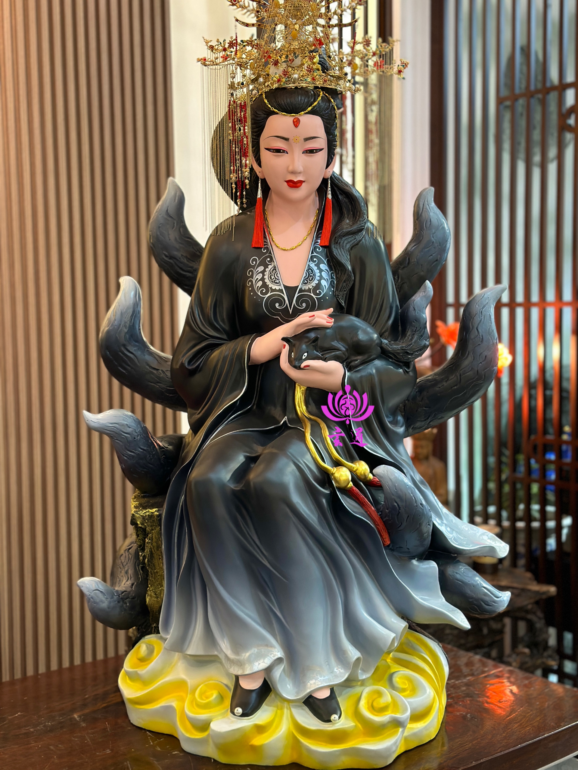 1.2米胡家九姑娘像体