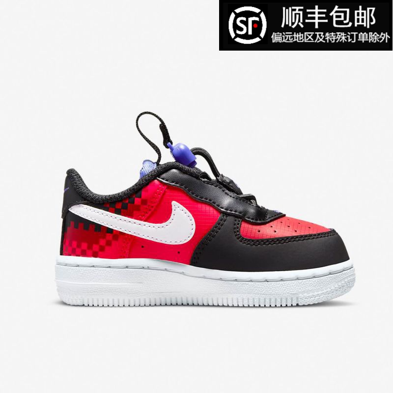 Nike/耐克童鞋FORCE 1 TOGGLE SE空军一号运动休闲板鞋DN3323-600_二手